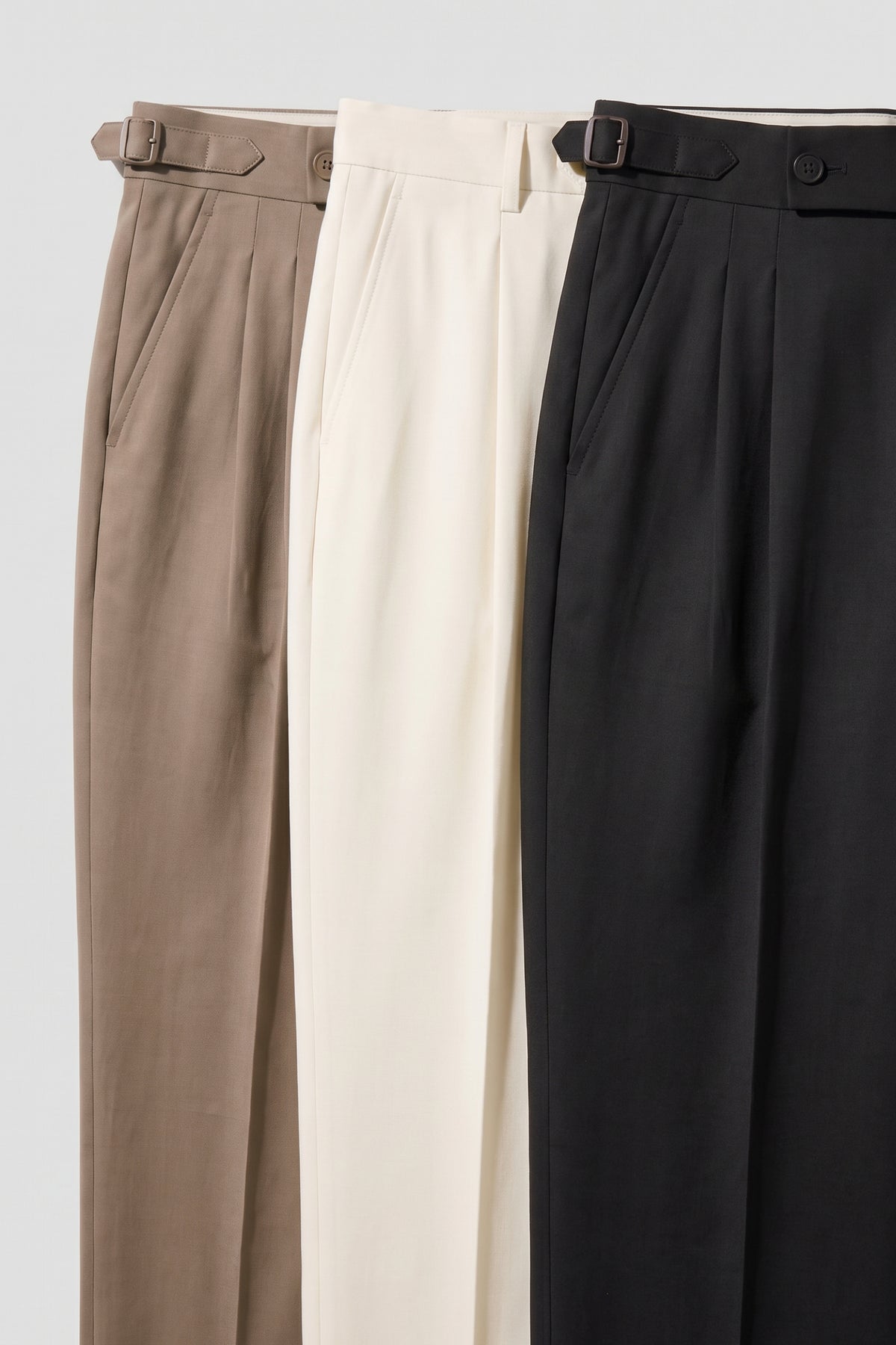 Pleated Pants — Pack of 3