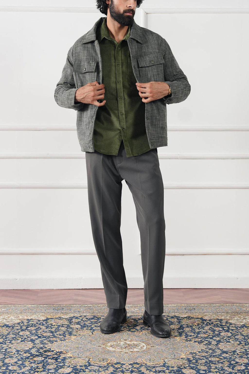 Harrington Wool Jacket (MWJ-06)