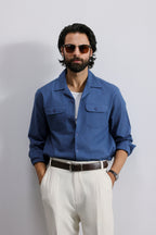 Double Pocket Linen Shirt