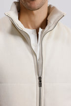 Quilted Suede Gilet