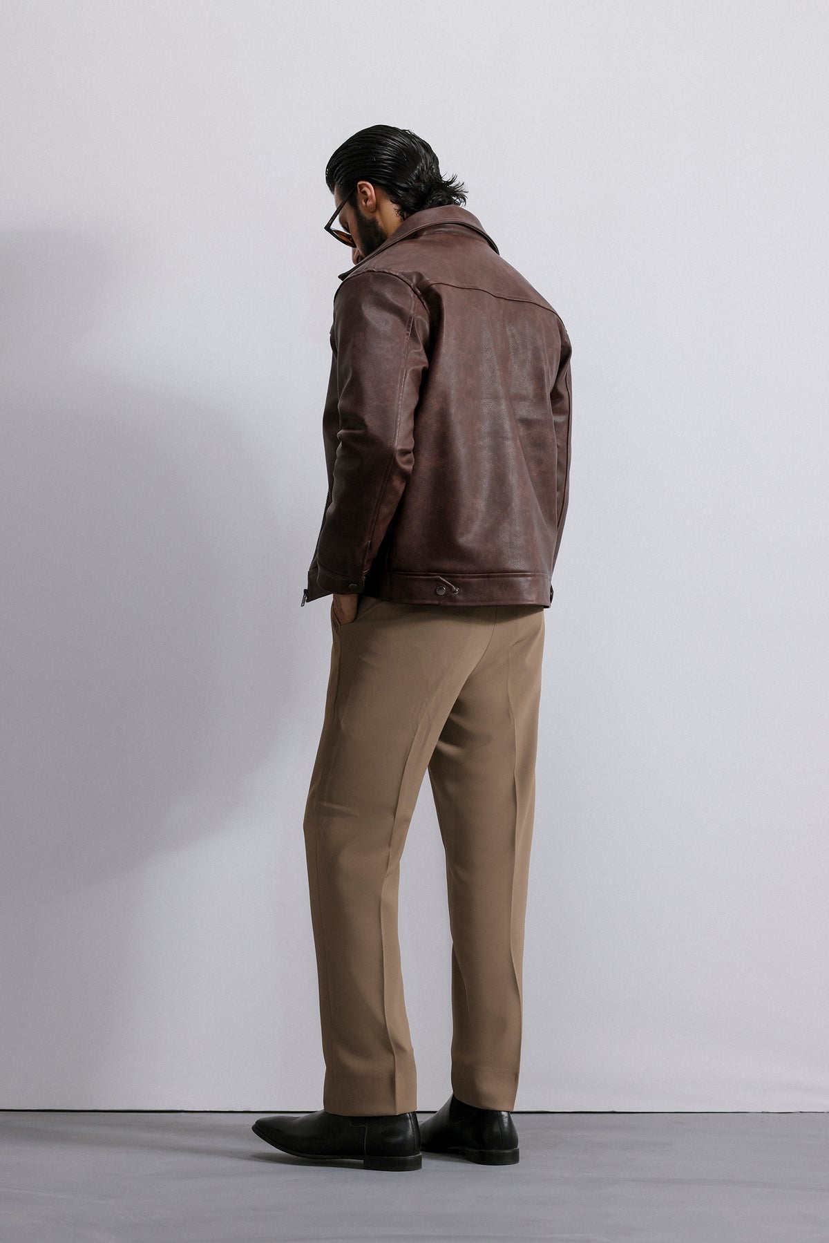Washed Leather Jacket