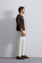 Classic Buttoned Knit Cardigan