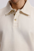 Luxe Terry Polo Sweater
