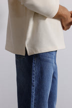 Luxe Terry Polo Sweater