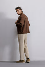 Double Pocket Suede Shacket