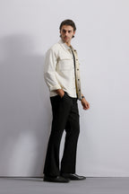 Double Pocket Suede Shacket