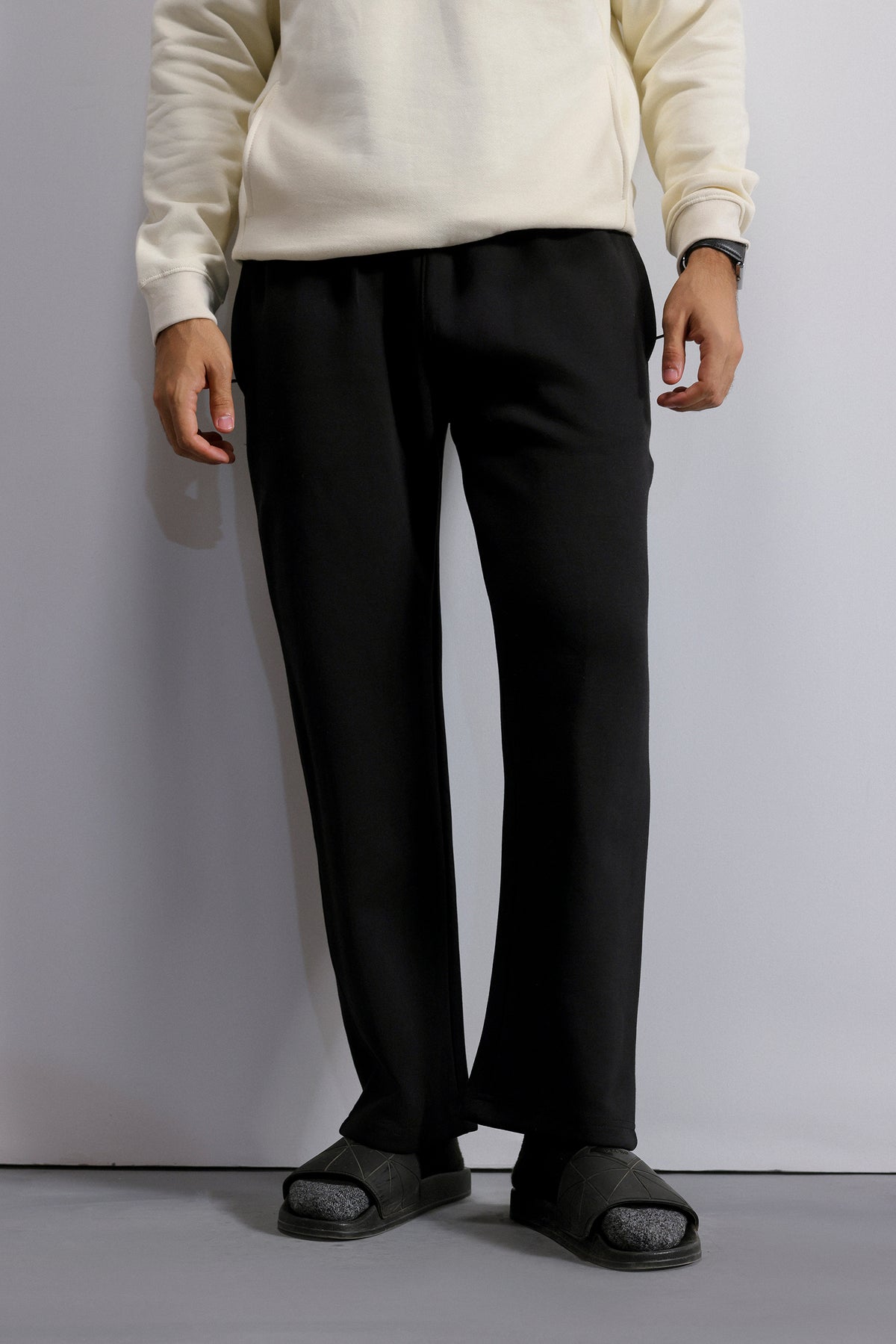 Classic Interlock Straight-Leg Trouser
