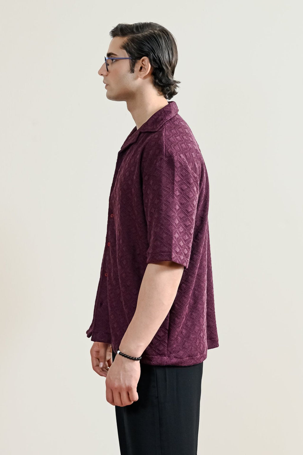 Jacquard Cuban Shirt (MCS-25)