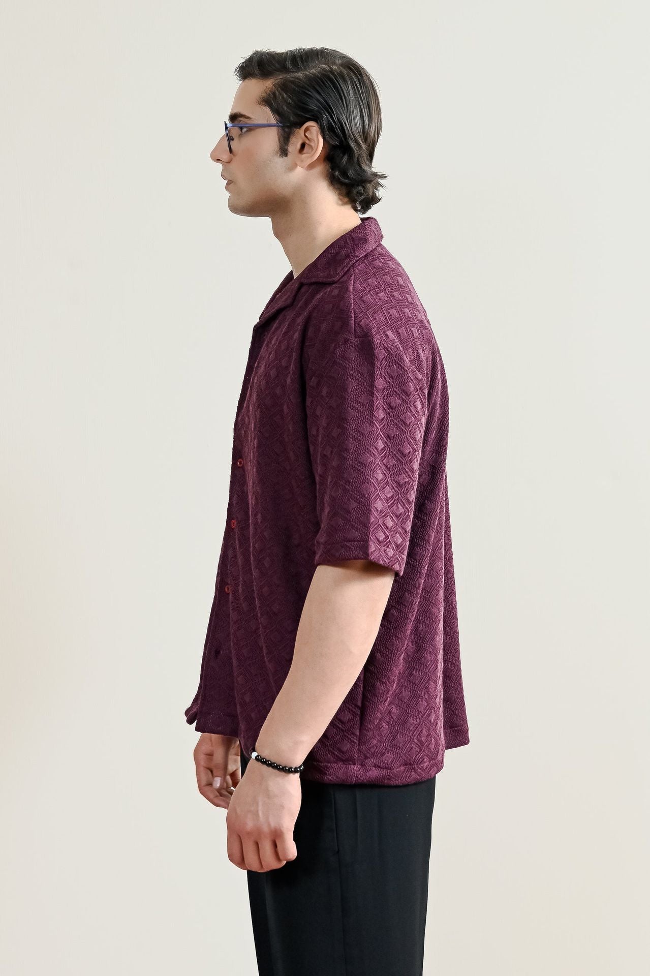 Jacquard Cuban Shirt (MCS-25)