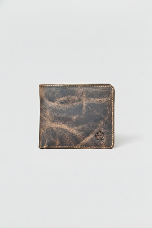 Pull-Up Leather Bi-Fold Wallet (LW-12)