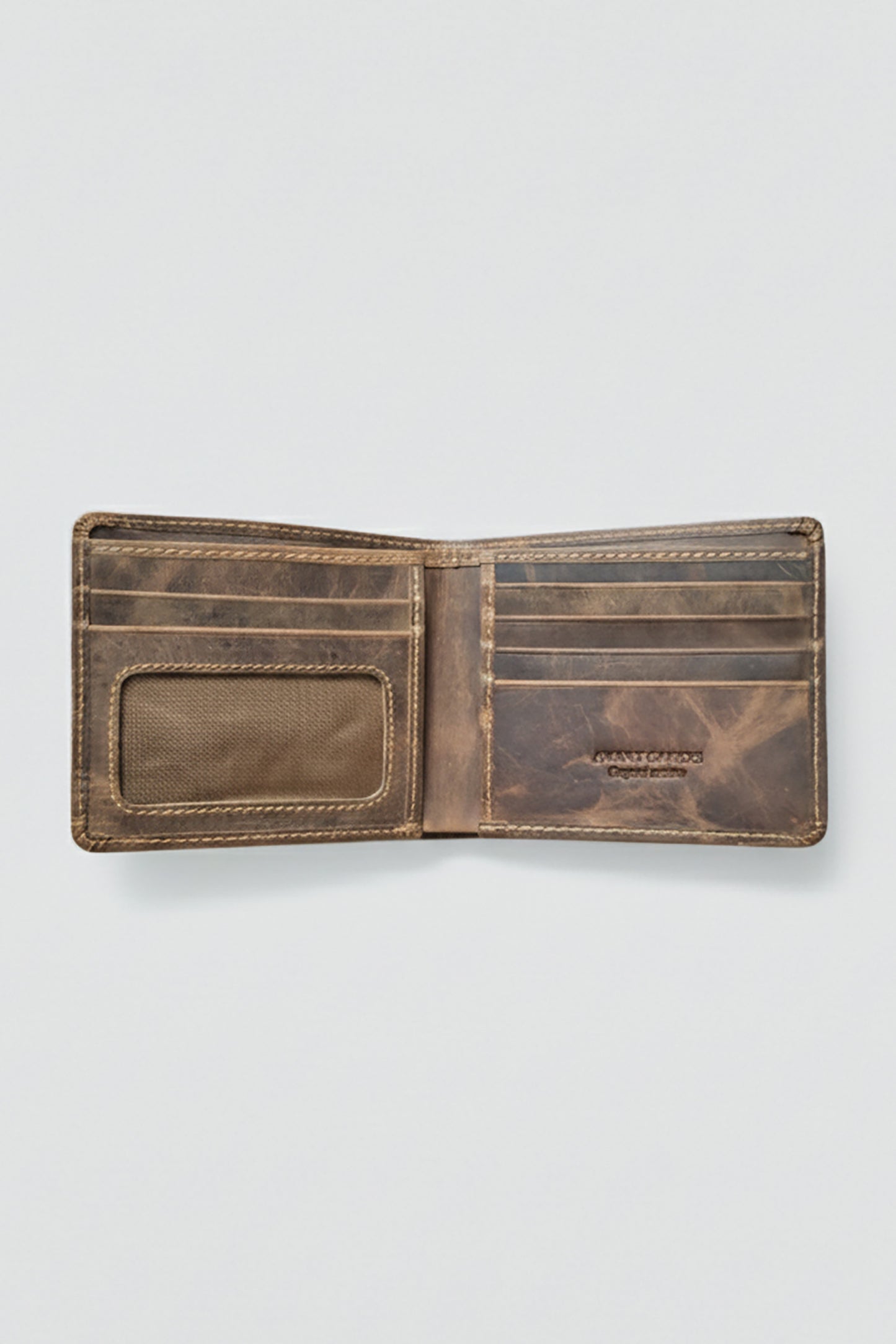 Pull-Up Leather Bi-Fold Wallet (LW-12)