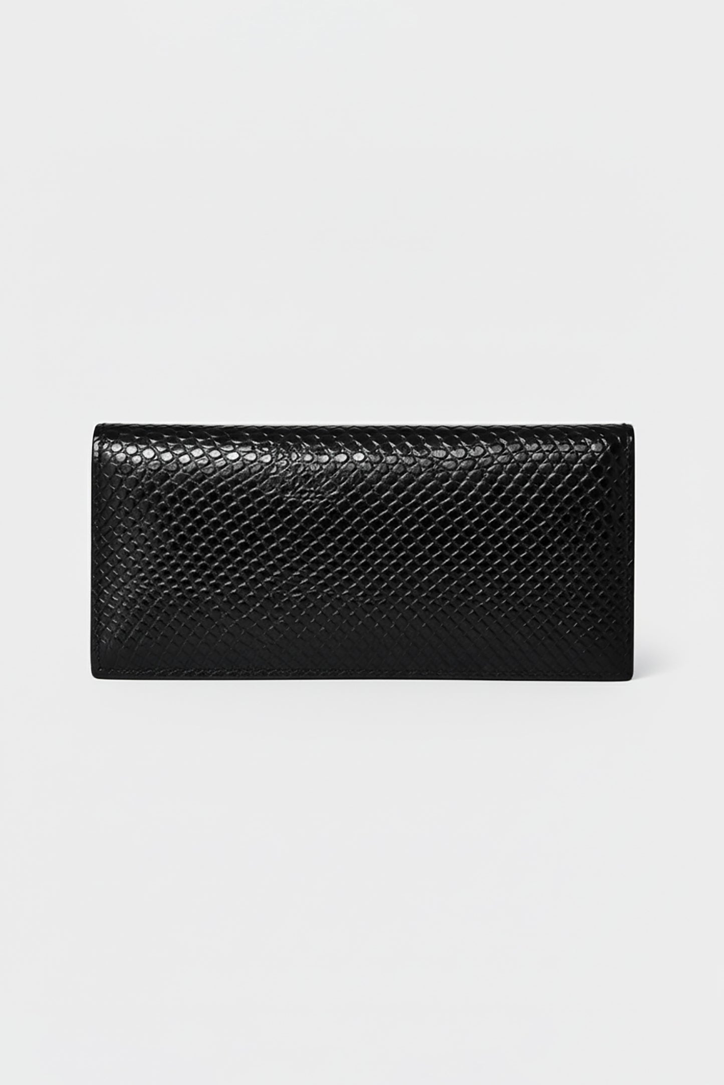 Reptile Textured Leather Long Wallet (LW-04)