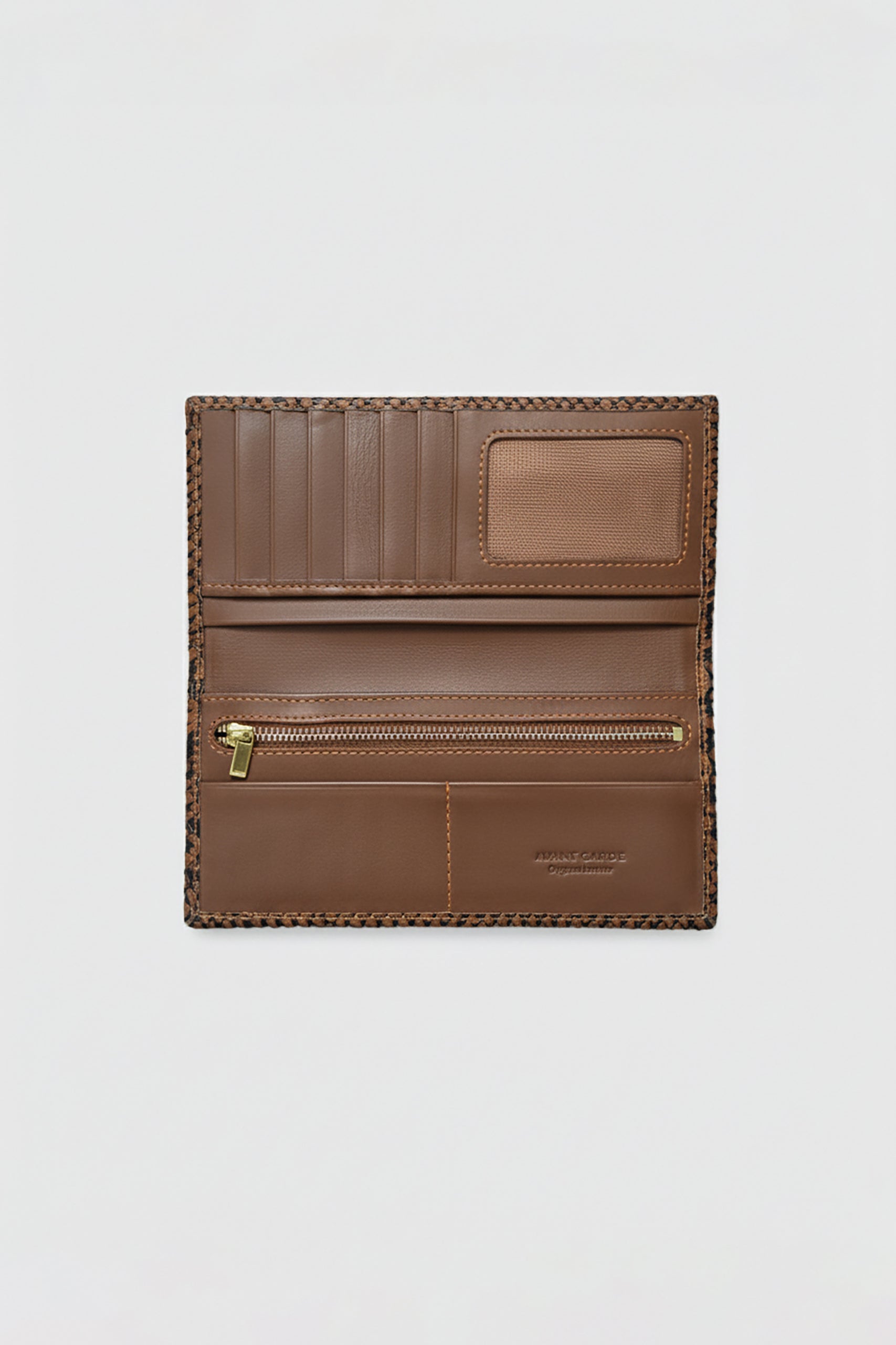 Reptile Textured Leather Long Wallet (LW-05) – Avant Garde