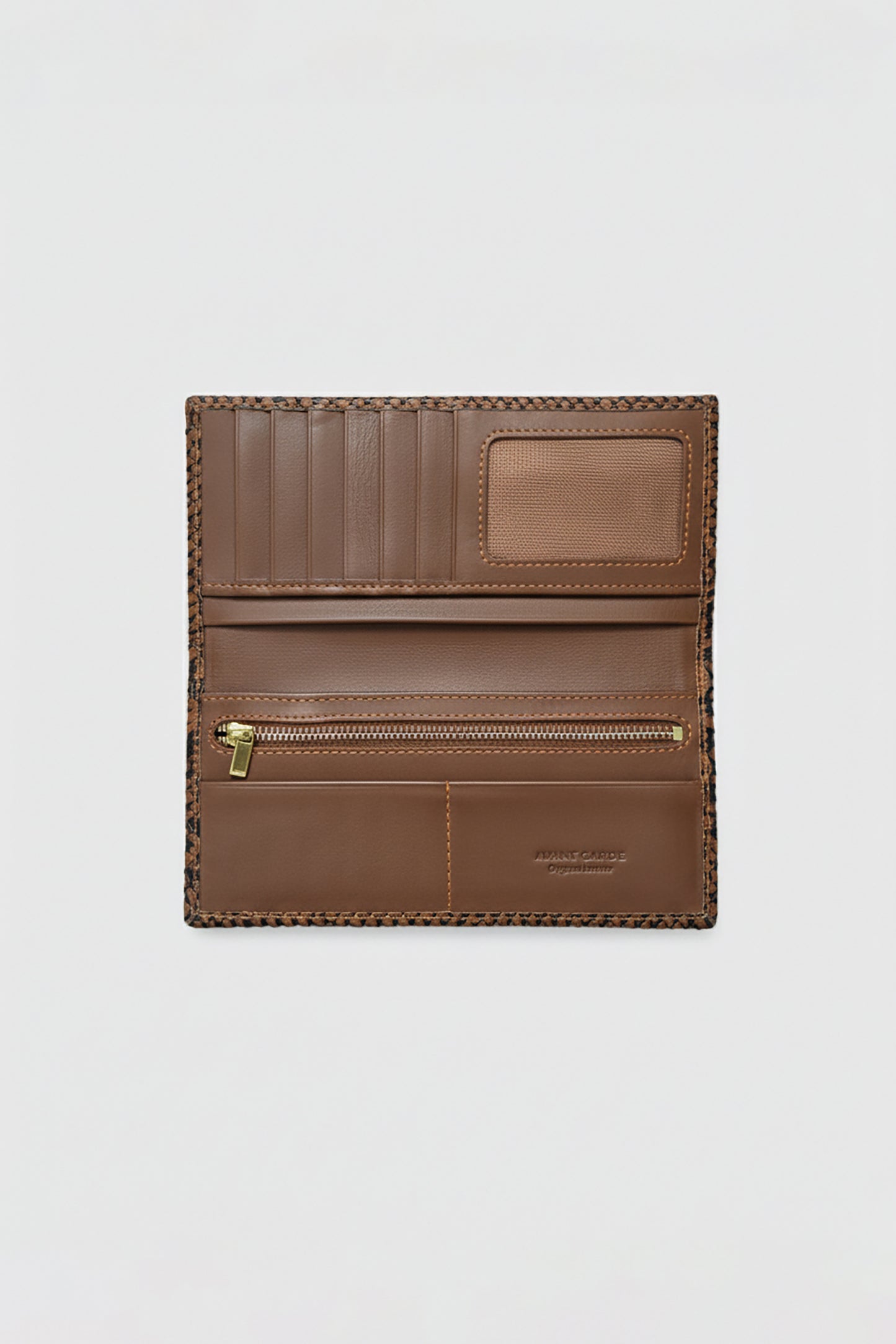 Reptile Textured Leather Long Wallet (LW-05)