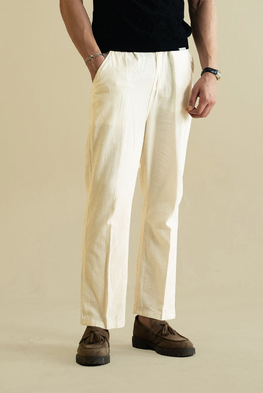 Cream Linen Pant (MLT-04)