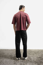 Mustangs Redwine Mesh Oversized Tee