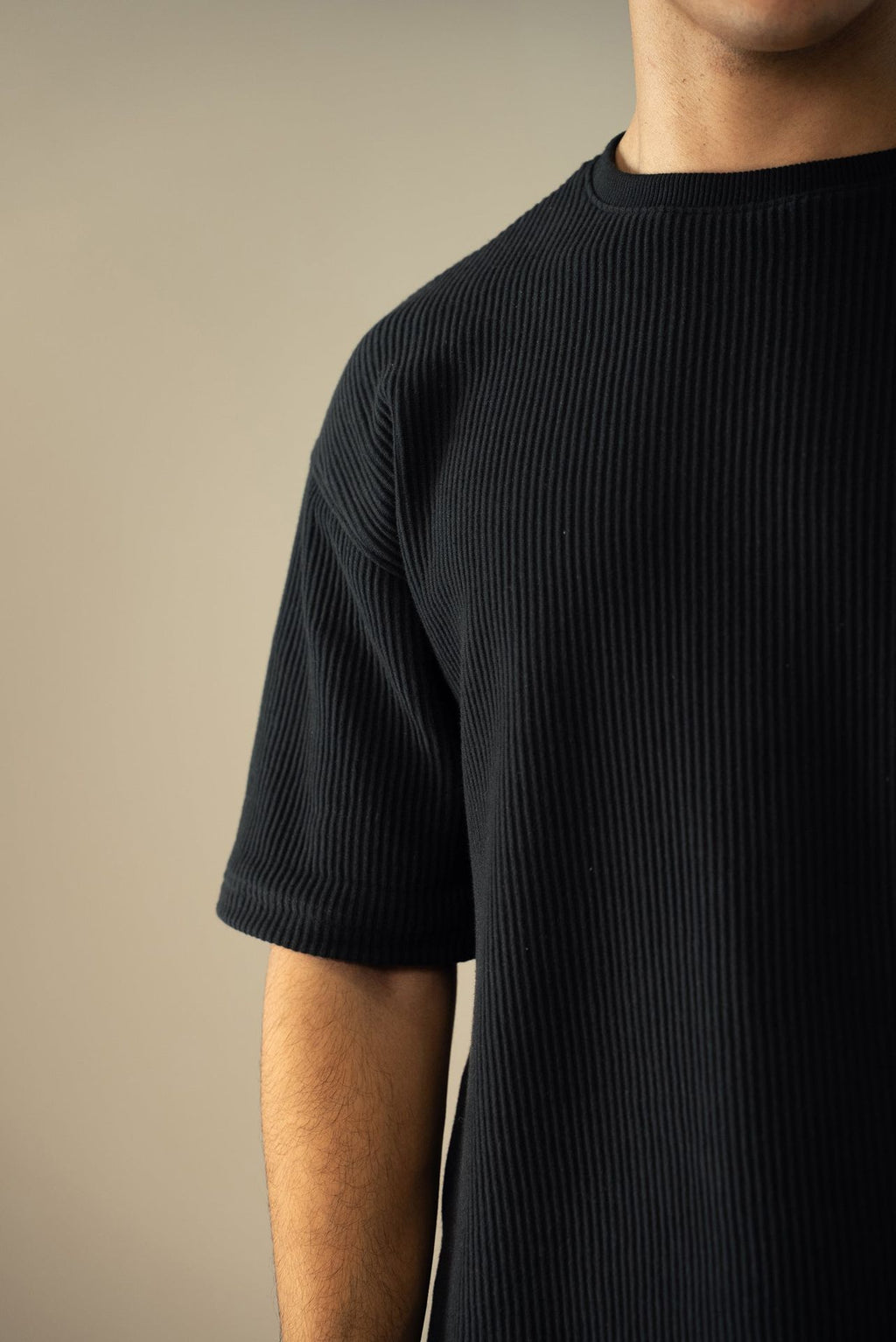 Ottoman Knit Textured T-Shirt (OST-01)