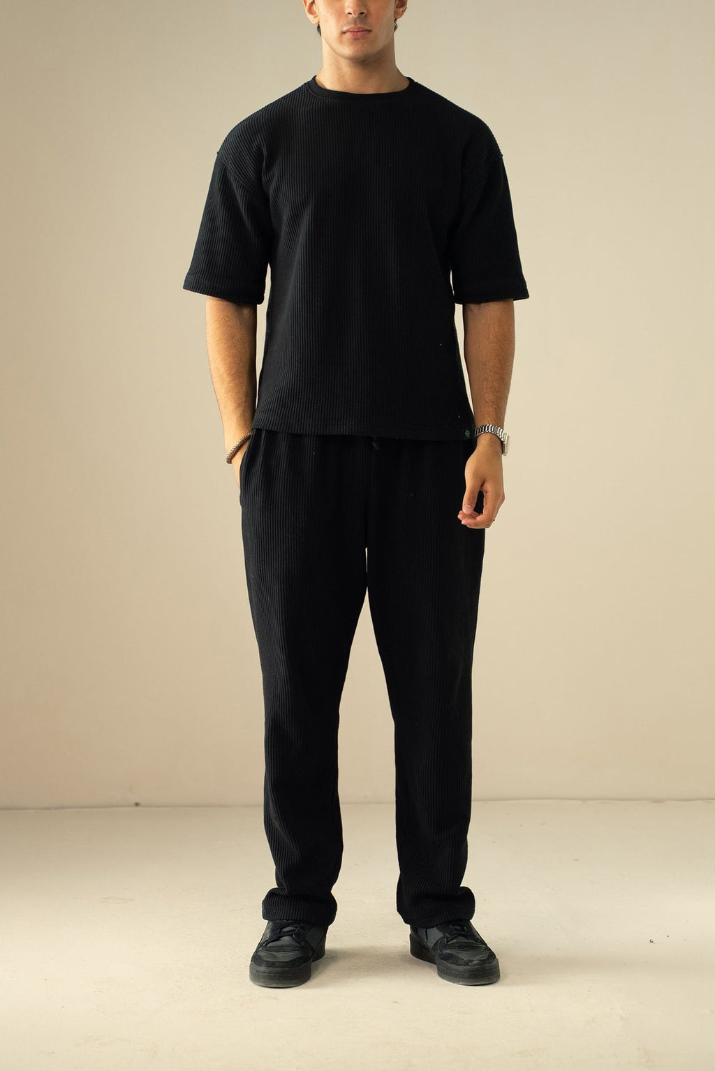Ottoman Knit Textured T-Shirt (OST-01)