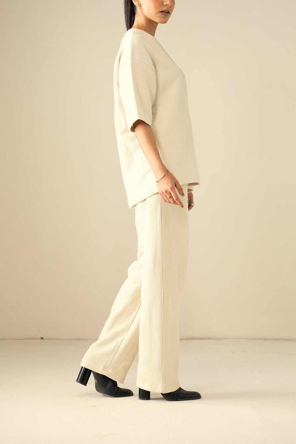 Ottoman Knit Textured T-Shirt (WTS-02)