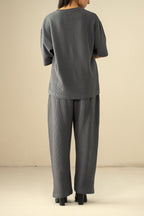 Ottoman Knit Textured Trouser (WRT-03)
