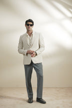 Pinstripe Linen Blazer (MLB-04)