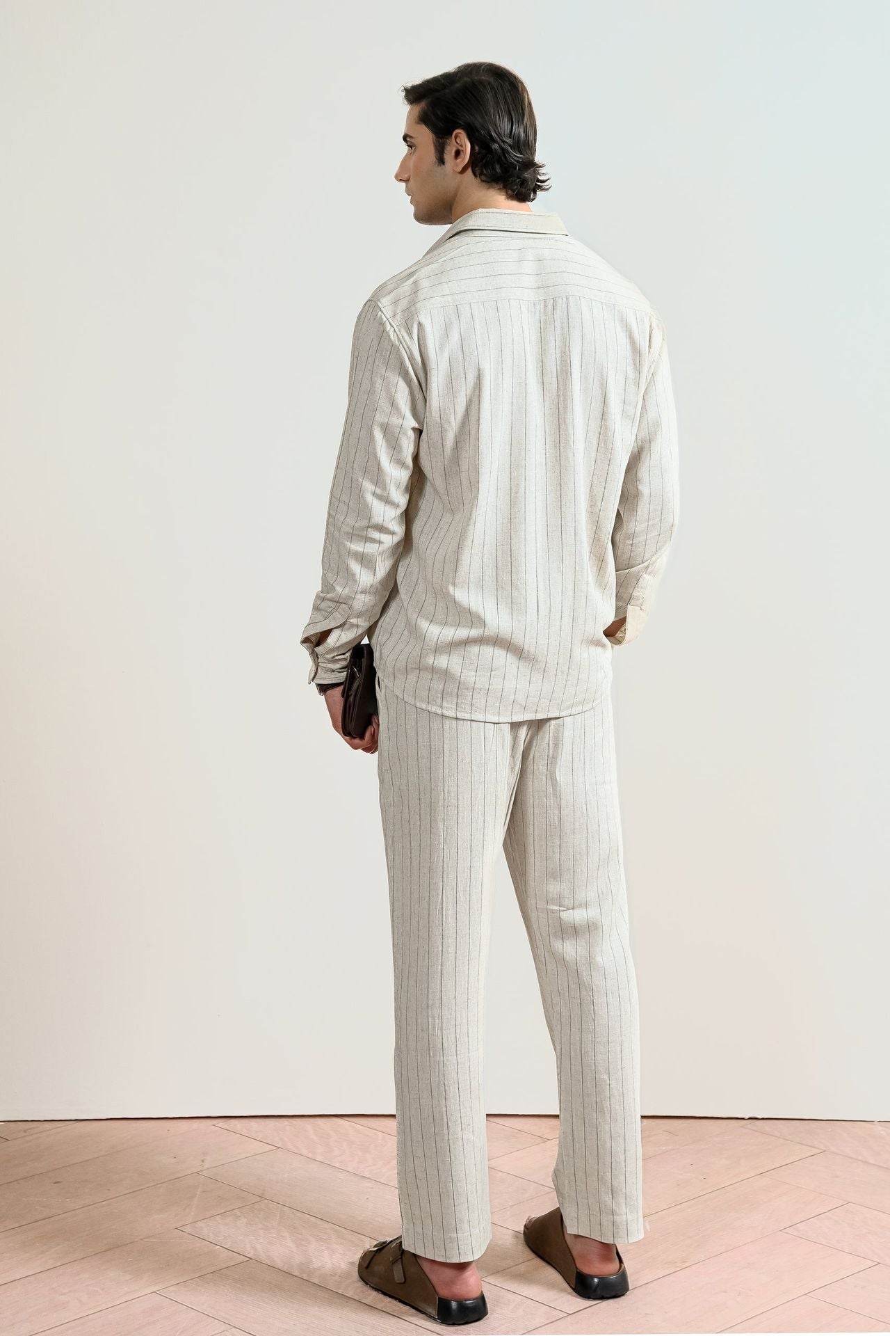 Pinstripe Linen Shirt (MCS-21)