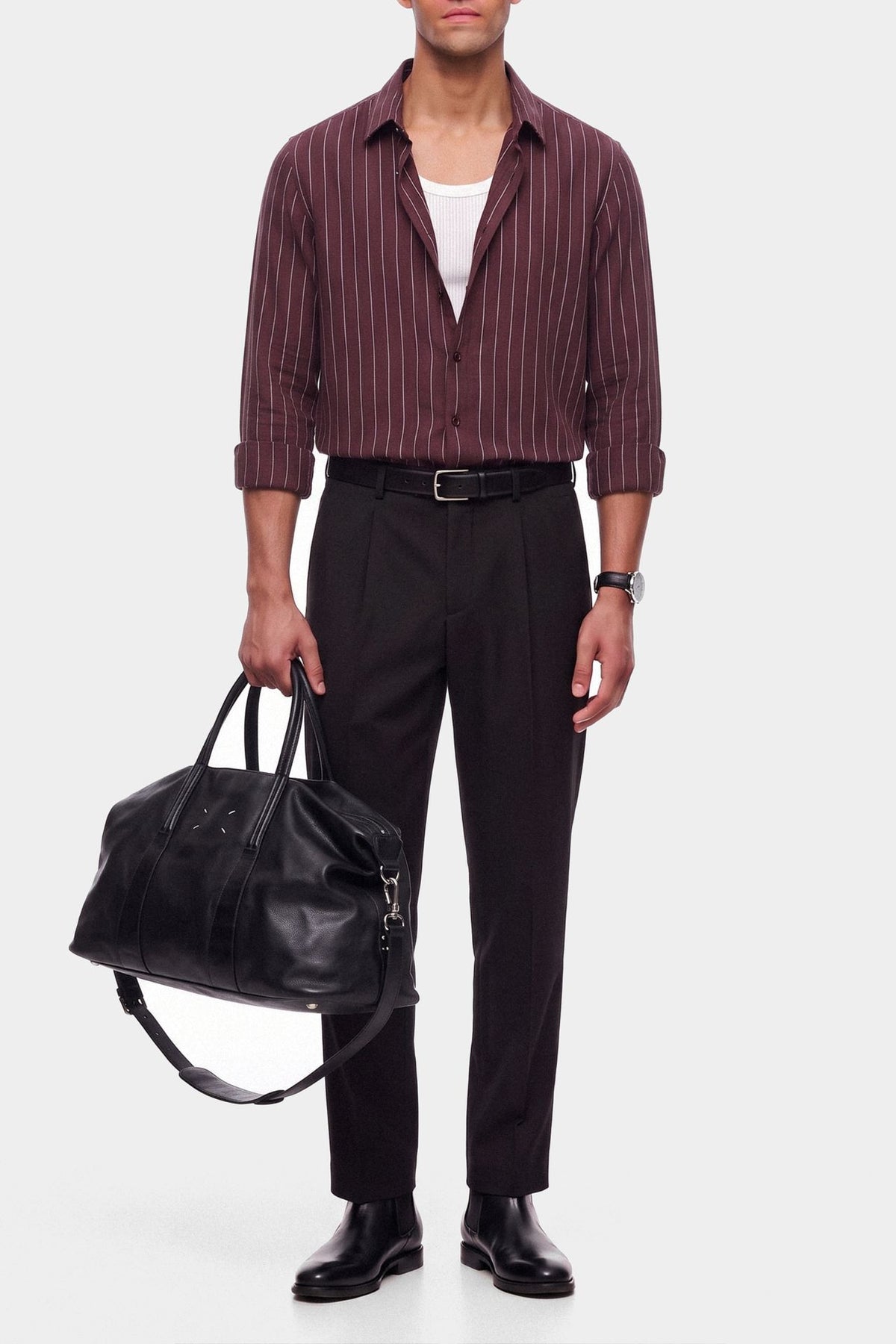 Pinstripe Linen Shirt (MCS-24)