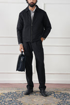 Pinstripe Wool Jacket (MWJ-07)