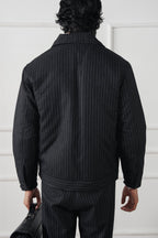 Pinstripe Wool Jacket (MWJ-07)