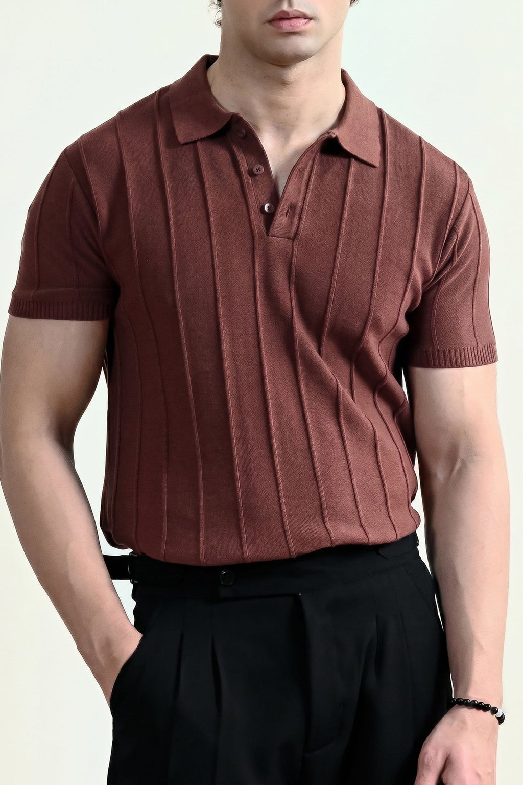 Pintex Knit Polo Shirt (MKP-03)