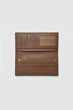 Reptile Textured Leather Long Wallet (LW-05)