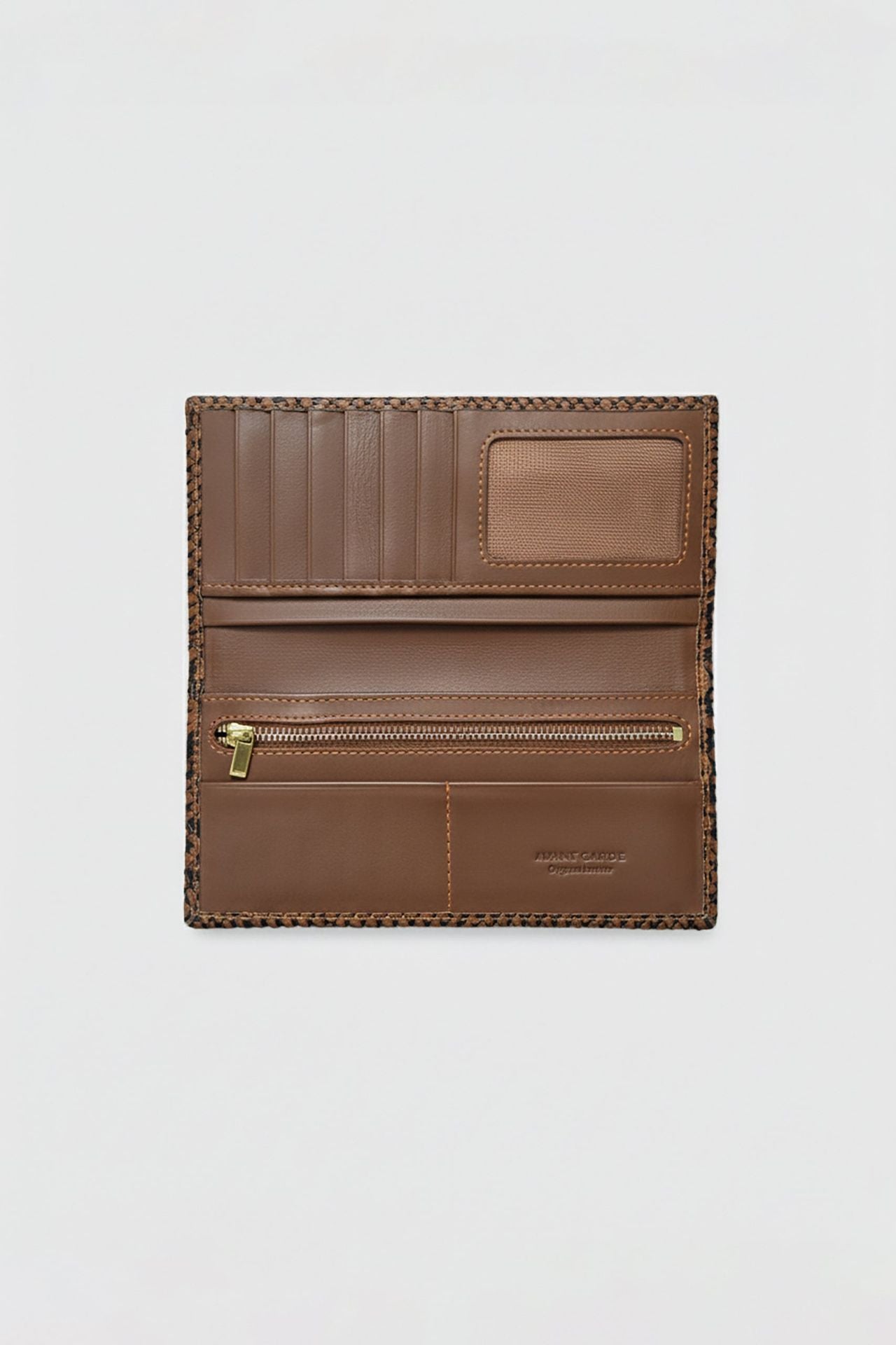 Reptile Textured Leather Long Wallet (LW-05)