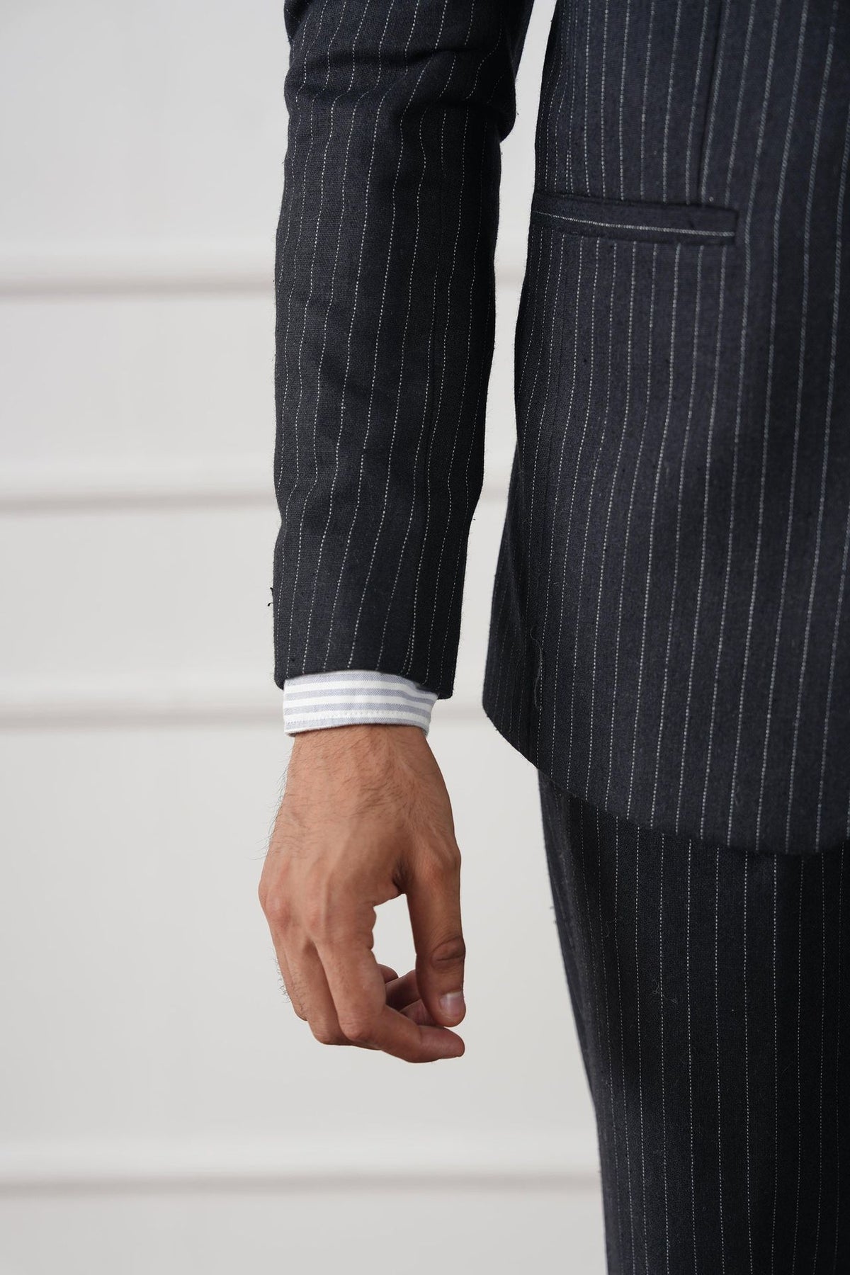 Signature Pinstripe Blazer (MWC-06)