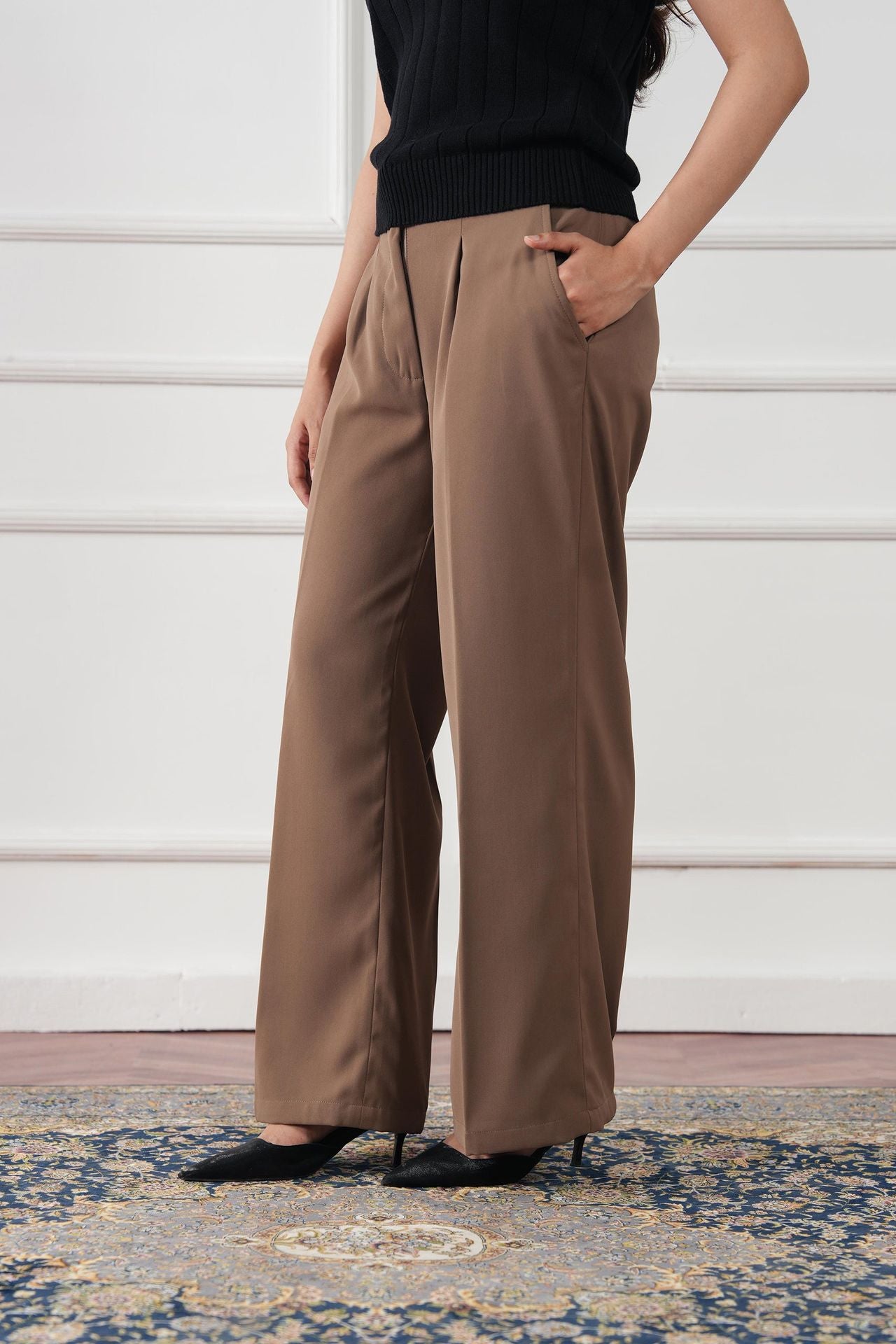 Straight Pleated Pant (WDP-02)