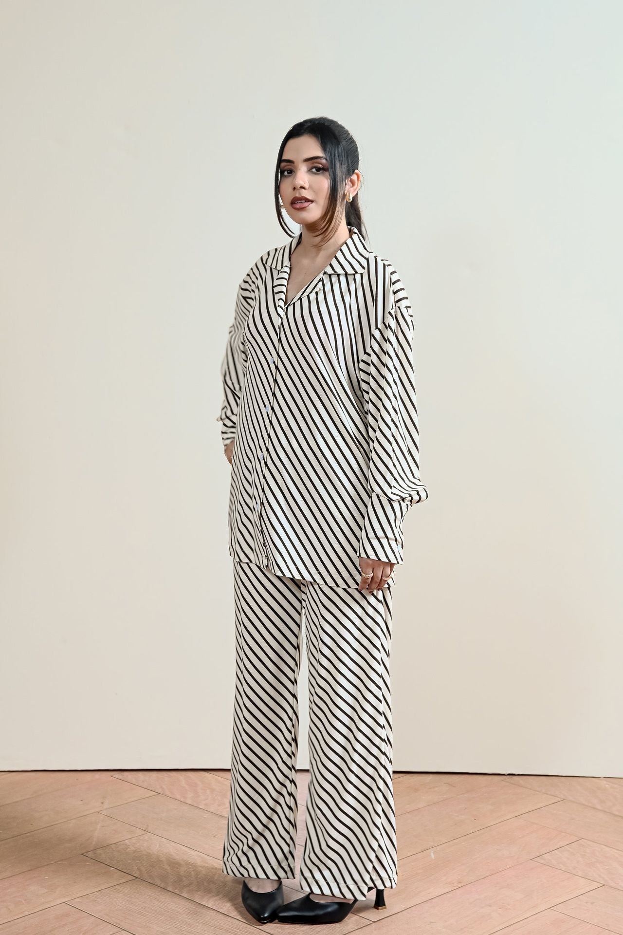 Striped Flowy Trouser (WRT-09)