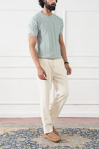 Striped Knit T-Shirt (MKT-01)