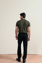 Textured Knit Polo Shirt (MKP-18)
