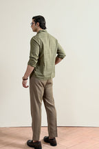 V-Neck Linen Shirt (MCS-13)