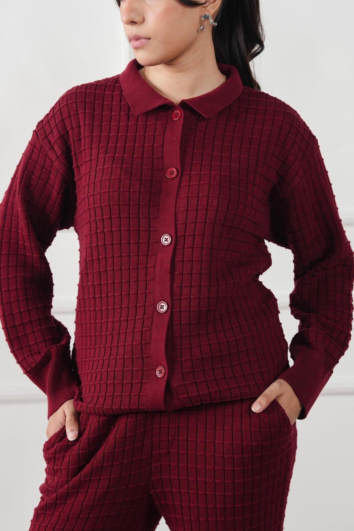 Waffle Knit Sweater (WKS-04)