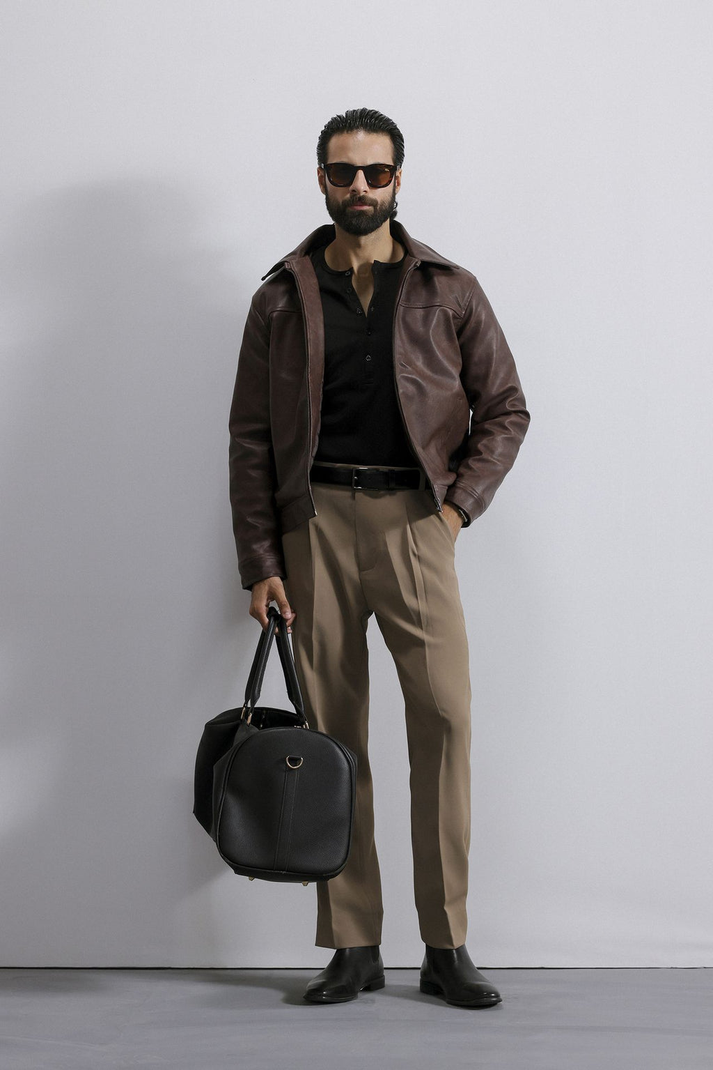Washed Leather Jacket