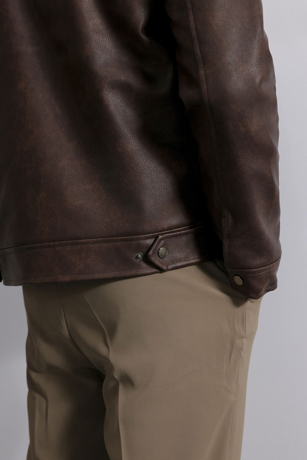 Washed Leather Jacket