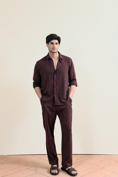 Chocolate brown Pants for Men