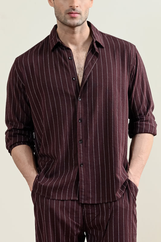 Pinstripe Linen Shirt (MCS-24)