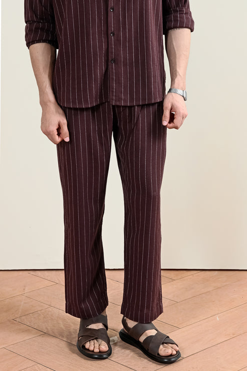 Chocolate brown Pants for Men