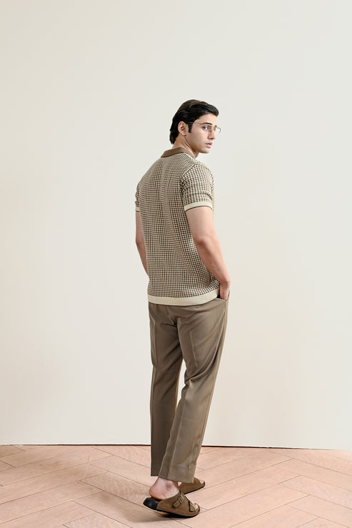 Chocolate brown Polo Shirt for Men