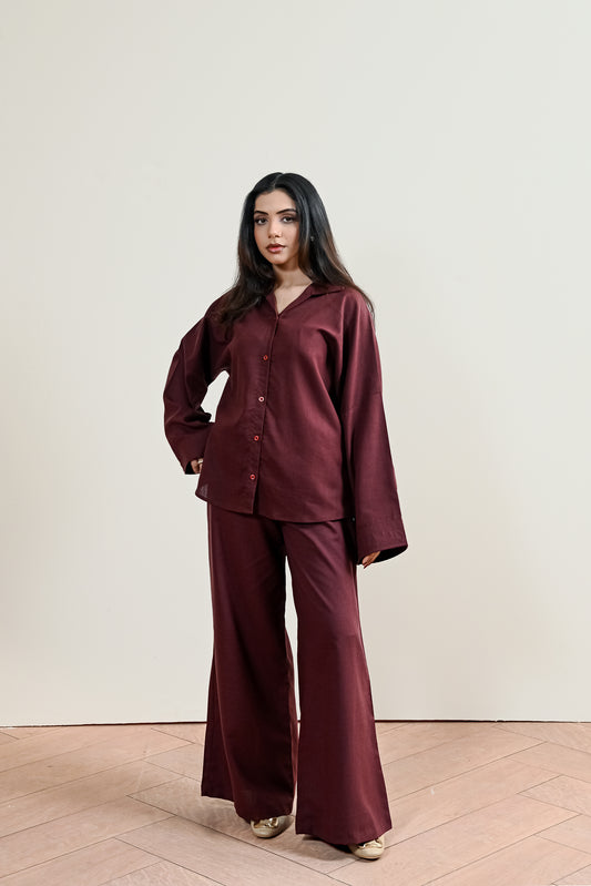 Wide Leg Linen Trouser (WRT-01)