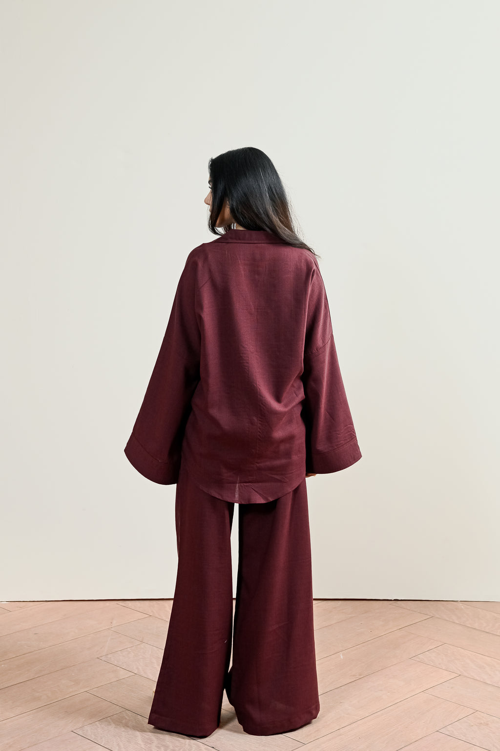 Wide Leg Linen Trouser (WRT-01)