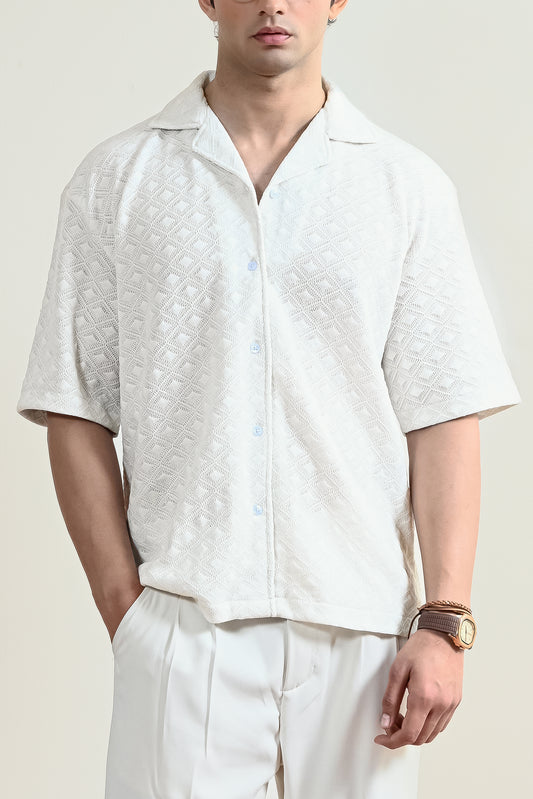 Jacquard Cuban Shirt (MCS-26)