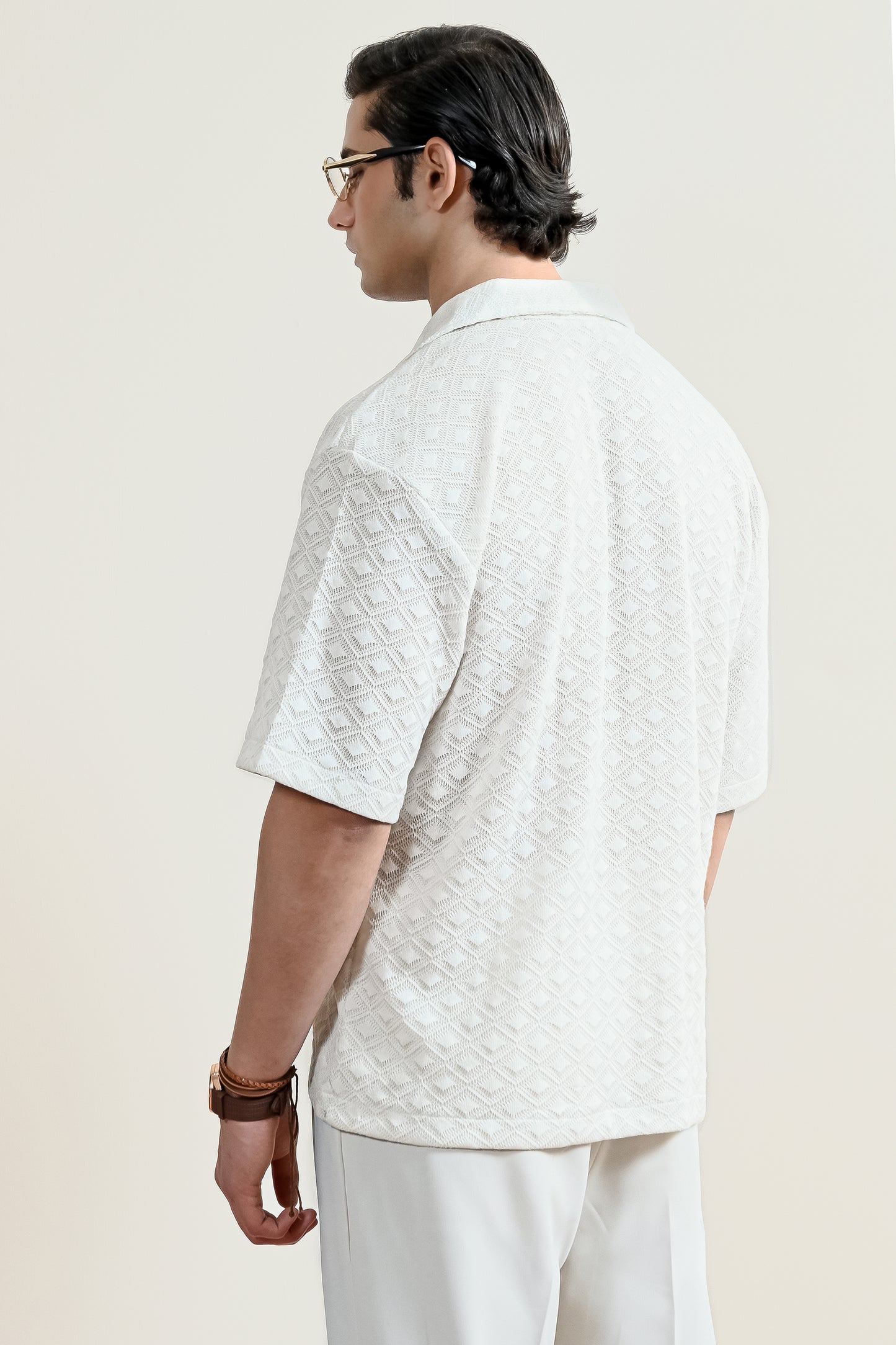 Jacquard Cuban Shirt (MCS-26)