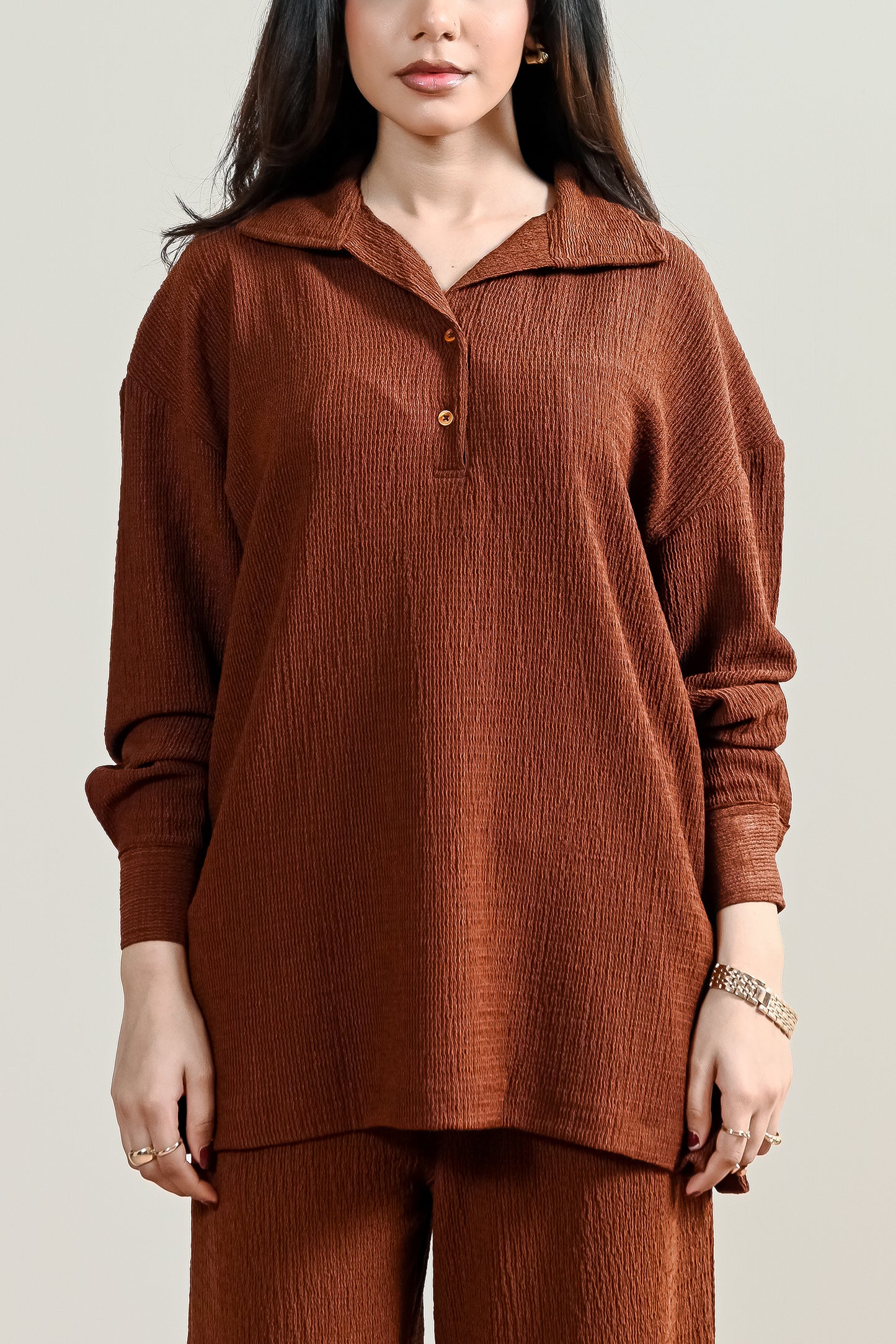 Textured Pullover Shirt (WCS-07)